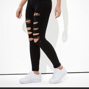 black American eagle jeans